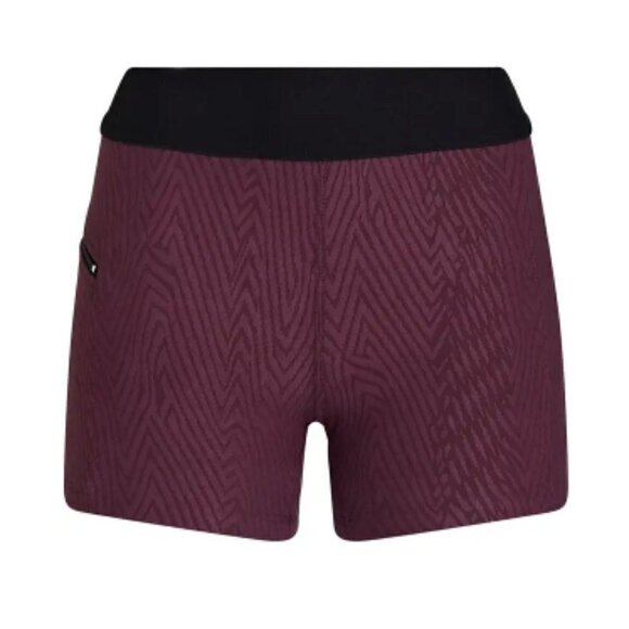 Koral Emblem Stretch-Jacquard Shorts Plum sz‎ S - Picture 3 of 5